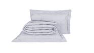 Kit Cobre Leito Soneto 4 Peças Casal Bordado Ultra Macio