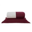 Kit Cobreleito Solteiro Dupla-face Lavive Plaza Cabernet/Palha