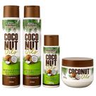Kit Coconut Oils Rhenuks Brilho e Vitalidade - 4Itens Kit Coconut Oils Rhenuks Brilho e Vitalidade - 4Itens