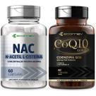 Kit Coenzima Q10 200mg Nac 600mg 120cáps Ecomev