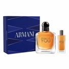 Kit Coffret Giorgio Armani Stronger With You - Perfume Masculino Eau de Toilette + Travel Size Kit Coffret Giorgio Armani Stronger With You - Perfume Masculino Eau de Toilette + Travel Size