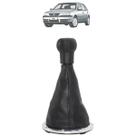Kit Coifa Manopla Câmbio Preto Aro Cromado Gol G3 1999 2000 Até 2005
