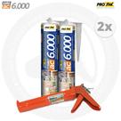 KIT Cola Extra Forte AC6000 400G + Aplicador de Ferro Bestfer