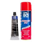 Kit Cola Silicone Forma Junta E Desengraxante Spray Car80
