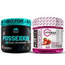 Kit Colágeno Powder Hidrolisado 300g Vitamax + Pré treino Posseidon 250g Kit Colágeno Powder Hidrolisado 300g Vitamax + Pré treino Posseidon 250g