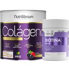 Kit Colágeno Verisol Com Ácido Hialurônico Premium + Biotina Nutrilibrium
