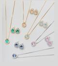 Kit Colar + Brinco Gota de Zircônia Polly