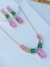 kit Colar com Brinco de Zircônia Henessy kit Colar com Brinco de Zircônia Henessy