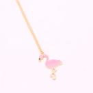 kit Colar com brinco Pingente Flamingo Presente dia Mamãe kit Colar com brinco Pingente Flamingo Presente dia Mamãe