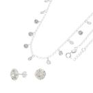 Kit Colar Gargantilha Choker + Brincos Ponto Luz Prata925 Zircônia Branca Excelente Acabamento Lindo Kit Colar Gargantilha Choker + Brincos Ponto Luz Prata925 Zircônia Branca Excelente Acabamento Lindo