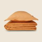 Kit Colcha Bela Microfibra Laranja - ACASA
