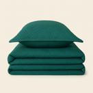 Kit Colcha Bela Microfibra Verde - ACASA