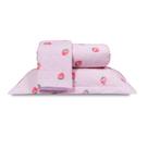 Kit Colcha Bouti Cobre Leito Casal Estampado Dupla Face 03 Peças Fronhas Aba Americana Matelado