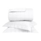 Kit Colcha Buddemeyer 3 Peças Cama Super King Damask Stripes Cetim 300 Fios