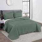 Kit Colcha Camesa Bullet Casal 2,20x2,40 Verde 3 Peças Kit Colcha Camesa Bullet Casal 2,20x2,40 Verde 3 Peças