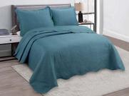 Kit Colcha Camesa Fiore Casal 2,20m x 2,40m Sortido - Elegância e Conforto