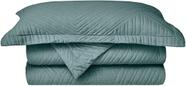 Kit Colcha Camesa Virtuos Queen 240x260 Verde 3 Peças - Conforto e Sofisticação