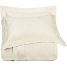 Kit Colcha Casal 3 Pçs Bordados em Cetim 300 Fios Ornament 100% Algodão 230x260cm Altenburg Bege Butter