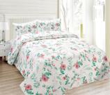 KIt Colcha Casal 3 Peças Patchwork Ultrassônica Helena