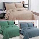 Kit Colcha Cobre Leito Fiore Super King Dupla Face 3 Peças