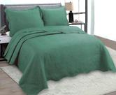 Kit Colcha Cobre Leito Fiore Super King Dupla Face 3 Peças