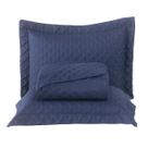 Kit Colcha Cobre Leito Jogo Roupa Cama Casal Super King 3 Pçs Matelado Simples 200 Fios Toque Seda