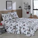 Kit Colcha / Cobre leito Tamanho Casal Mickey e Minnie - Dohler