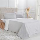 Kit Colcha Cobre Leito Ultra Lisse 3 Peças Com Porta Travesseiros Matelado Dupla Face
