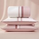 Kit Colcha Cobreleito Queen Dupla Face Lavive Athenas Com Vira Doblô Micro Percal 200 Fios 3 Peças Cor:Rosa Rosé - 298