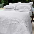 Kit Colcha Cobreleito Queen Renda Sonata 3 Peças Buettner