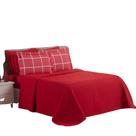 Kit Colcha Coxa Cobre Leito Jogo Roupa Cama Box Edredom Casal Super King 5 Pçs Dupla Face 200 Fios