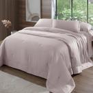Kit Colcha Kacyumara Bambu 400 fios Super King - Rose