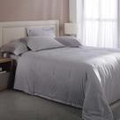 Kit Colcha King 300 Fios Damask Square Cinza Buddemeyer