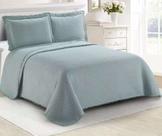 Kit Colcha Matelassê Pompom Casal Verde c/ 3 Peças
