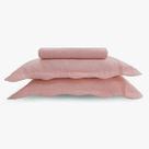 Kit Colcha Matelassê Solteiro Rosa Creme 160X220 Kit Colcha Matelassê Solteiro Rosa Creme 160X220