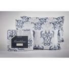 Kit Colcha Montblanc Imperial 100 Azul Petroleo Casal Queen
