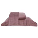 Kit Colcha Niazitex Estocolmo Queen Rosa Queimado 3 Peças - Sofisticação e Conforto
