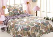 Kit Colcha Patchwork Infantil Layla 2 peças 160x240 Realce