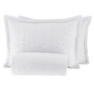 Kit Colcha Queen Corttex Siena 240x260 Branco (1 Colcha + 2 Porta Travesseiro)