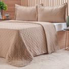 Kit Colcha Queen Miraggio New Soft 100% Poliéster 240x260cm Areia Cinzenta