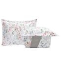 Kit Colcha Queen Toque de Seda Sonhare 260X240cm 3Pçs Estampa:Primavera Kit Colcha Queen Toque de Seda Sonhare 260X240cm 3Pçs Estampa:Primavera