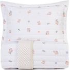 Kit Colcha Solteiro 2 Pçs Mundo Kids Malha 100% Algodão 170x240cm Altenburg Capi