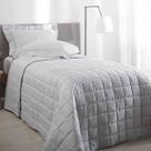 Kit Colcha Solteiro 300 Fios Damask Stripes Cinza Buddemeyer Kit Colcha Solteiro 300 Fios Damask Stripes Cinza Buddemeyer