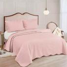 Kit Colcha Solteiro Camesa Cobre Leito Marrocos Rose