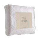 Kit Colcha Solteiro Matelassê Arabeske Branco com 1 PortaTravesseiro Lyor