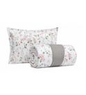 Kit Colcha Solteiro Toque de Seda Sonhare 240X160cm 2Pçs Estampa:Primavera