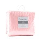 Kit Colcha Velvet Aveludado Rosa Cristal Casal 2,20m X 2,40m Kit Colcha Velvet Aveludado Rosa Cristal Casal 2,20m X 2,40m