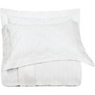Kit Colcha3 Pçs Casal Altenburg Cetim 300 Fios Heritage 100% Algodão 230x260cm Branco