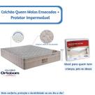 Kit Colchão Ortobom Airtech Spring Pocket Queen 158x198x25 com Protetor Impermeável
