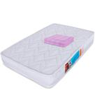 Kit Colchão Para Chiqueirinho Cercadinho Mini Berço + Jogo Cama Lençol 3 Peças 100% Algodão Percal 300 Fios 100x70x10cm - BF Colchões Kit Colchão Para Chiqueirinho Cercadinho Mini Berço + Jogo Cama Lençol 3 Peças 100% Algodão Percal 300 Fios 100x70x10cm - BF Colchões